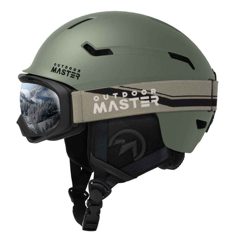 OutdoorMaster Deer Ski Helmet Bundle