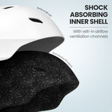 ski helmet abs shell and eps foam